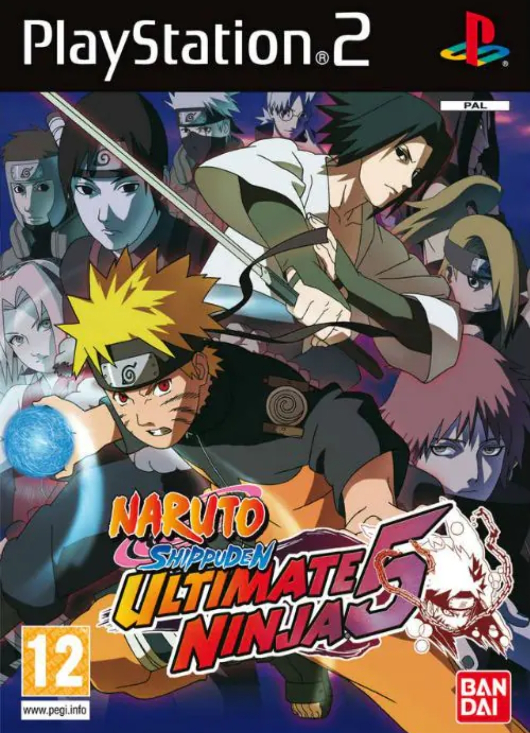 Playstation 2 - Naruto Shippuden - Ultimate Ninja 5