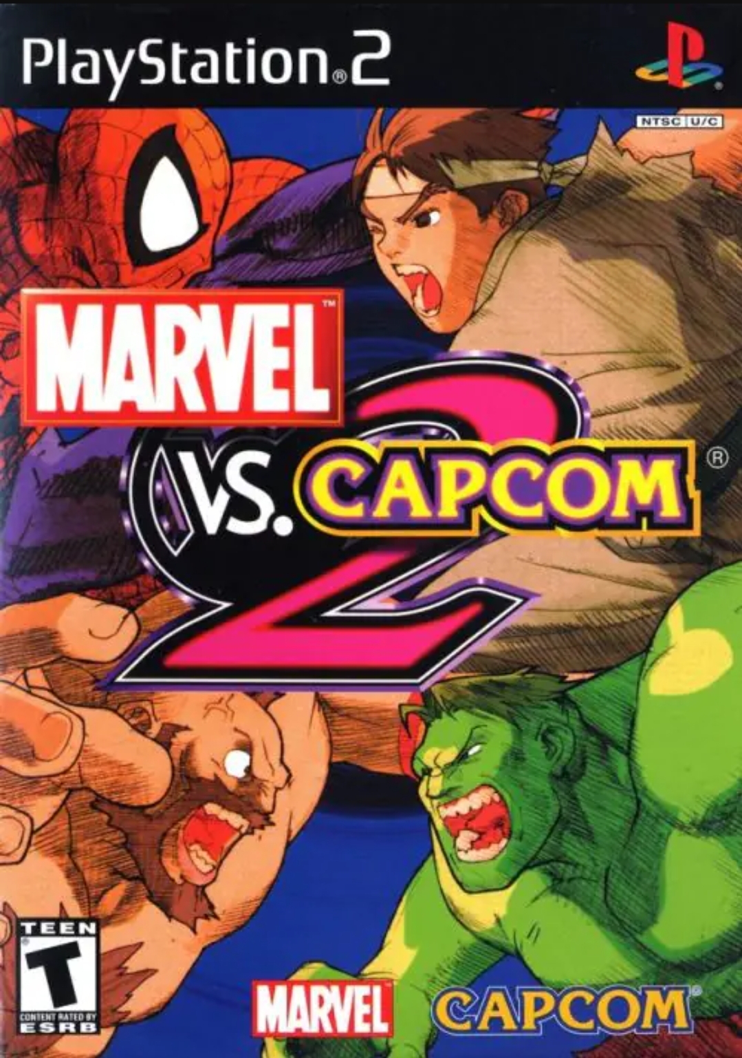 Playstation 2 - Marvel VS Capcom 2 - New Age of Heroes